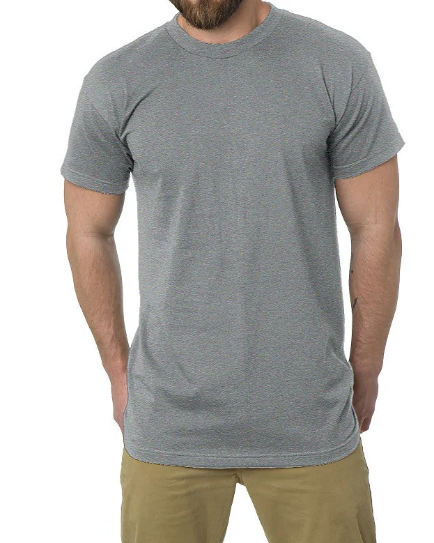Tall Heavyweight 100% Cotton T-Shirts - Made in USA