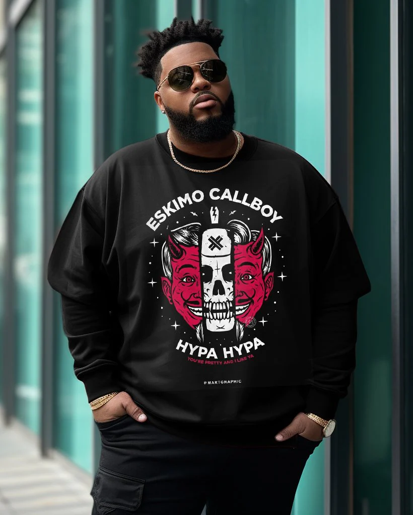 Men's Plus Size Eskimo Callboy Hypa Sweatshirt