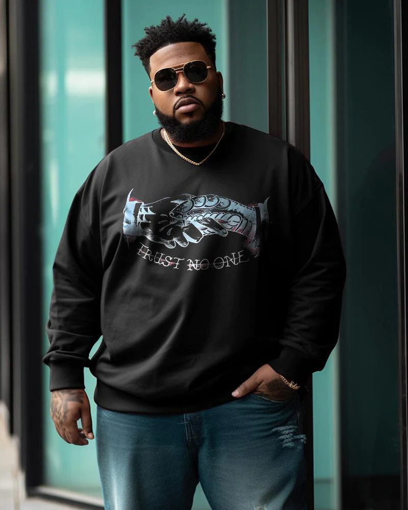 Men's Plus Size Erust No One Sweatshirt