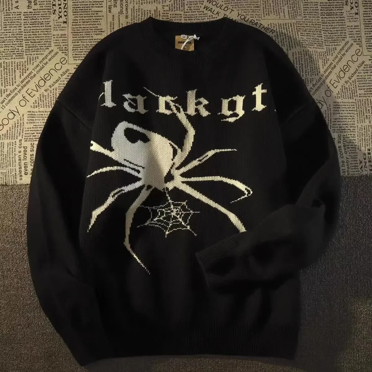 Vintage  Spider Hole Sweater