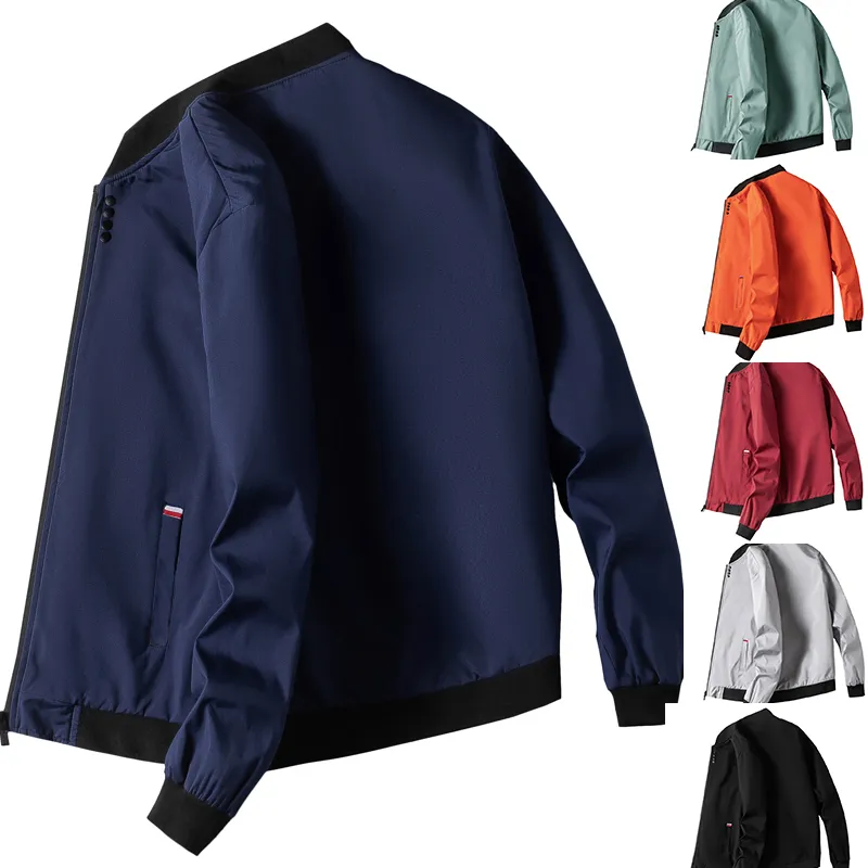 Men's Jacket Autumn Thin Long Sleeve Baseball