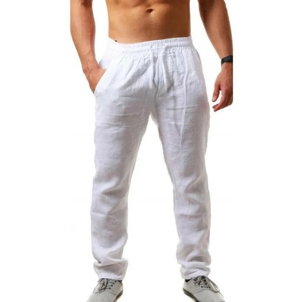 Men's Cotton Linen Pants S-3XL