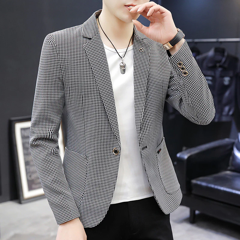 Spring And Autumn Coat Trend Single Western Coat