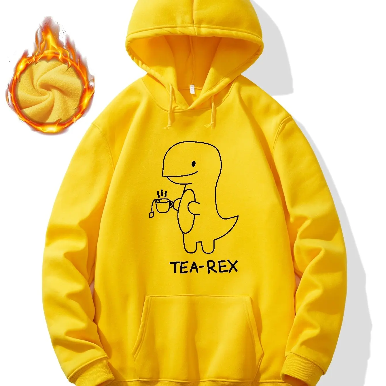Men's Casual Graphic Design Pullover Hooded Sweatshirt