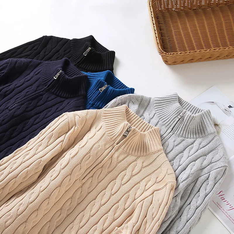 Men's High Quality Autumn Cable Knit Christmas Sweater