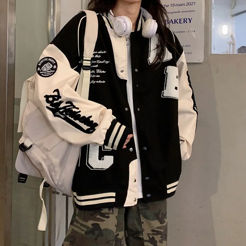Deeptown Vintage Bomber Jacket for Women