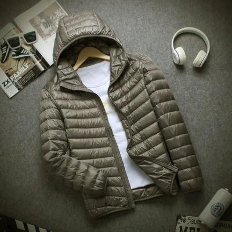 Winter Light Down puffy coat Jacket for Men.