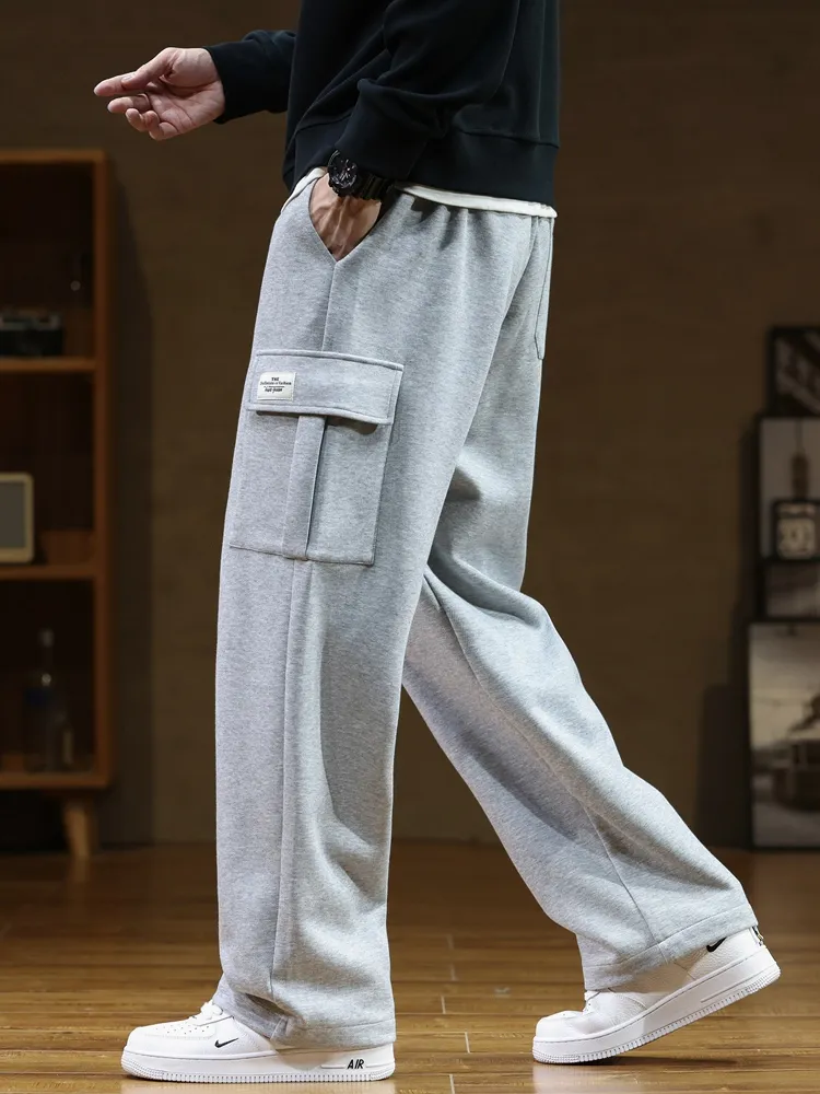 New Sweatpants Men Multi-Pockets