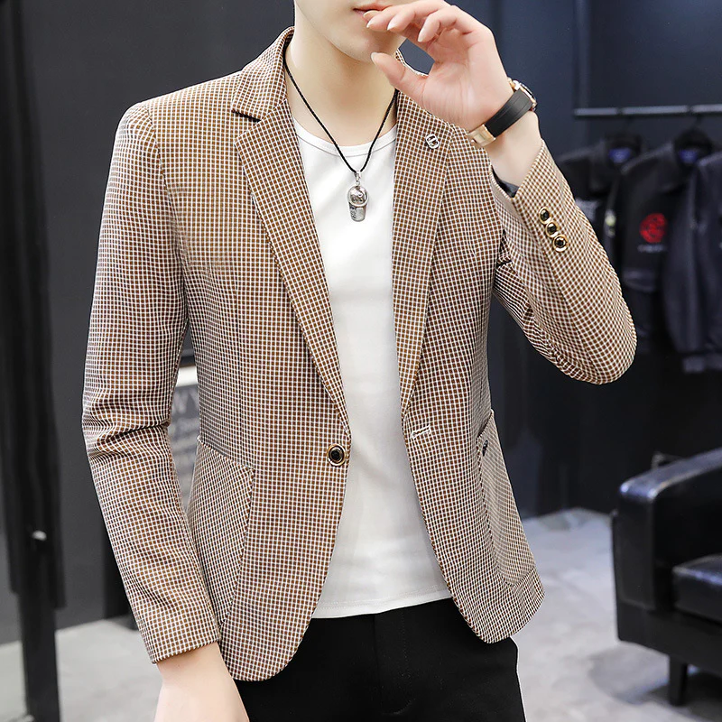 Spring And Autumn Coat Trend Single Western Coat