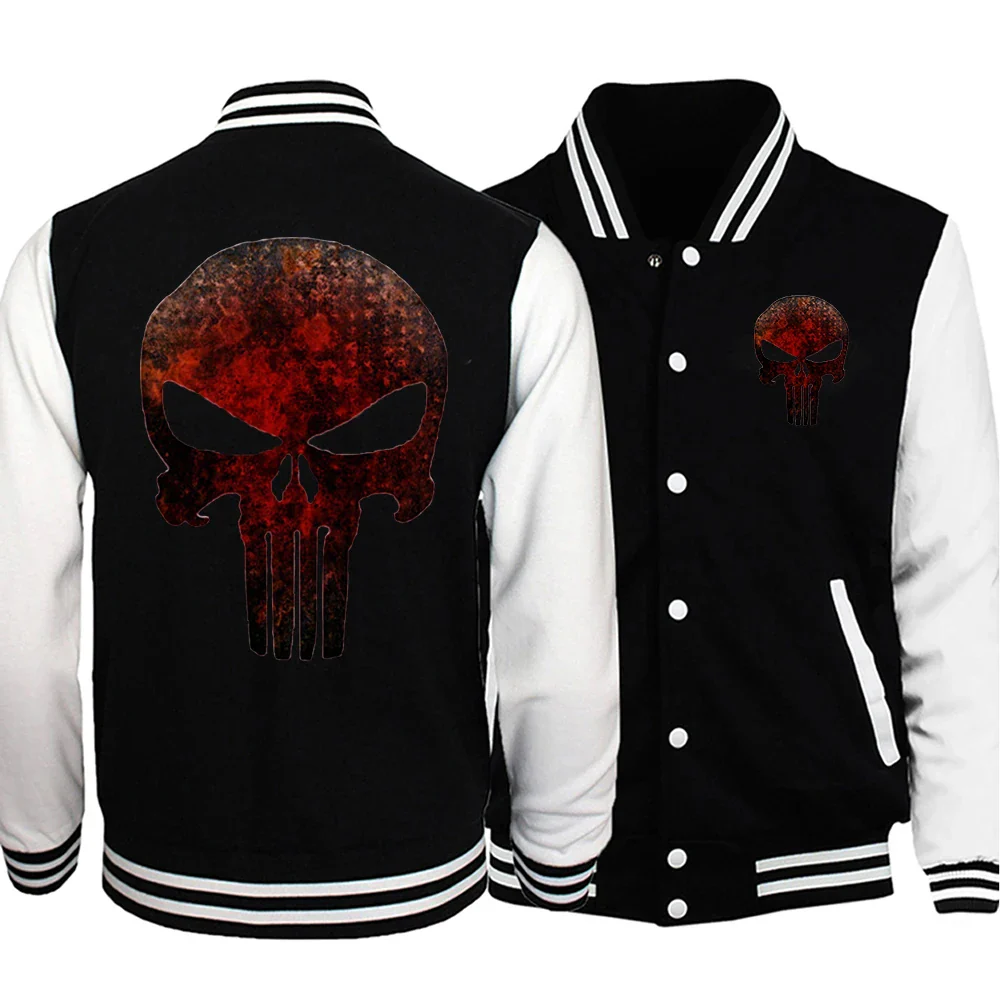 Unisex Skull Head printed Jacket