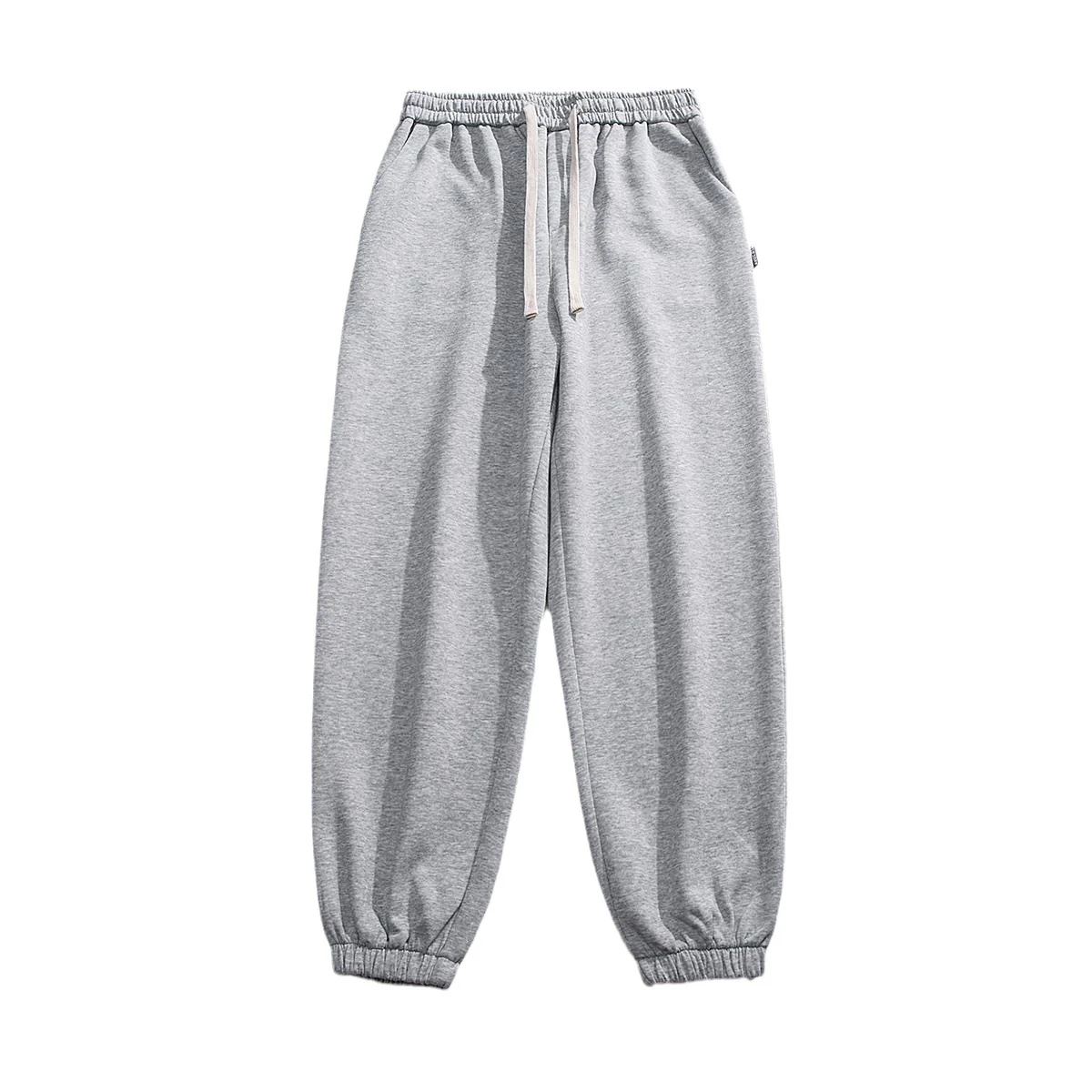 Loose Cropped Pants Solid Color Casual Fashion