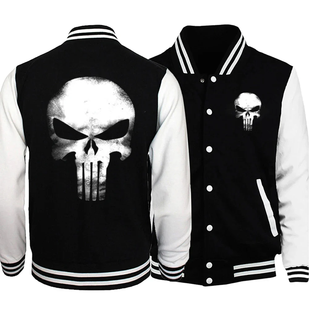 Unisex Skull Head printed Jacket