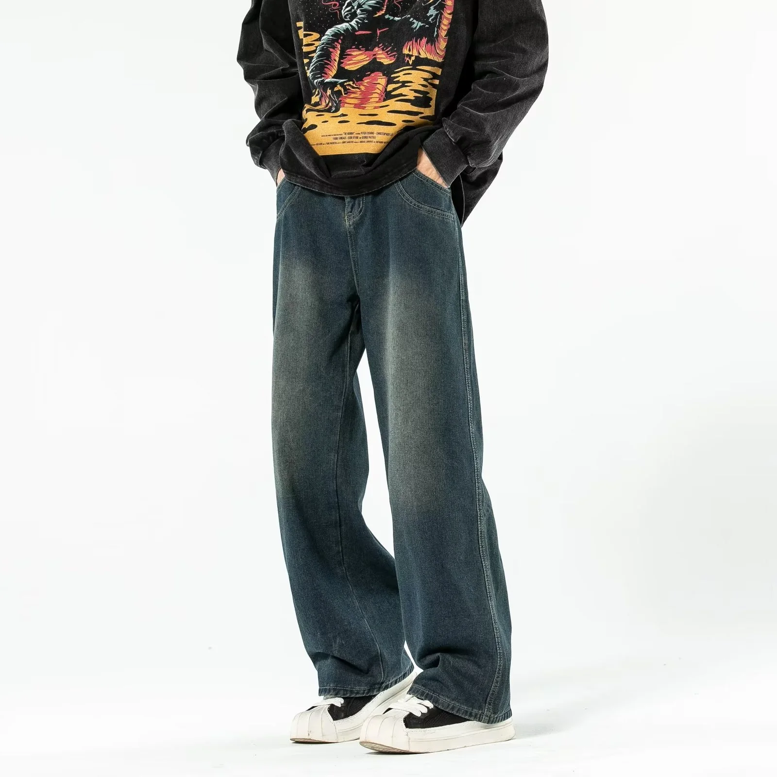 Personalized Letter Jeans Hip Hop