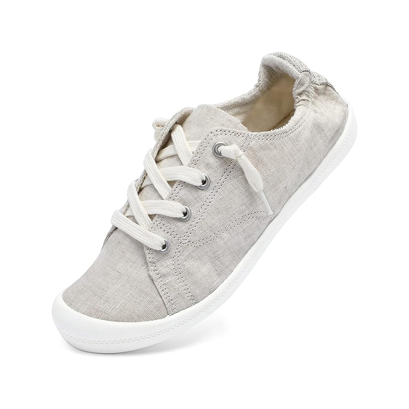 Womens Slip On Sneakers, Comfort Casual Canvas Shoes